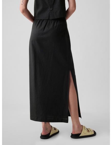 Vászon maxi szoknya