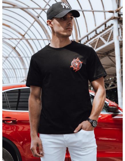 Férfi póló ELL fekete színnel nyomtatva