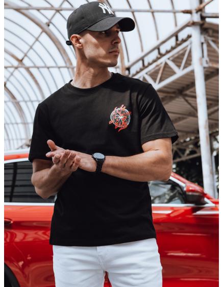 Férfi póló ELL fekete színnel nyomtatva