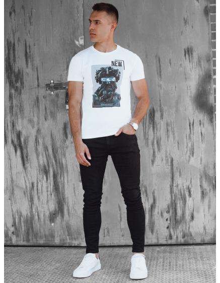 Pánské tričko s potiskem ROV bílé