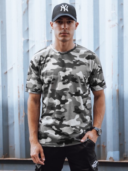 Pánske maskáčové tričko CAMO antracitová