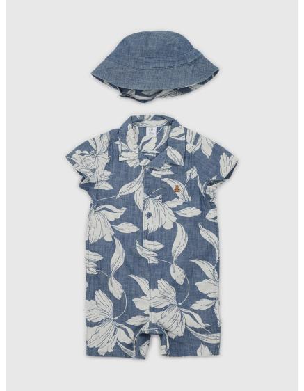 Baba overall sapkával