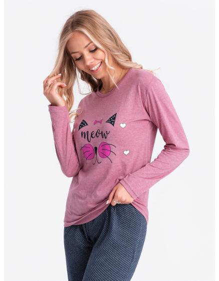 Női pizsama ULR262 piros