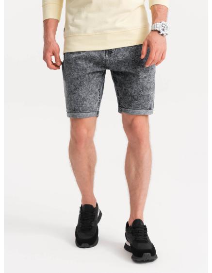 Pánské teplákové šortky W529 šedé