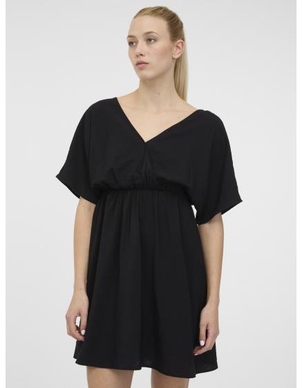 Čierne dámske krátke šaty