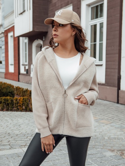 Dámská bunda z alpaky KATHERINE béžová