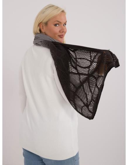 Női sál szürke-szürke