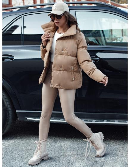 Női téli steppelt kabát LARO bézs