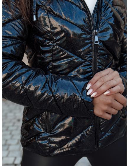 Dámska prešívaná zimná bunda s kapucňou PATIS čierna