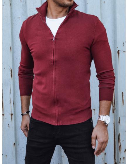 Férfi bordó pulóver