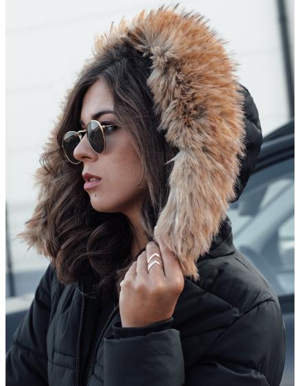 Dámska prešívaná zimná bunda NEXUS čierna