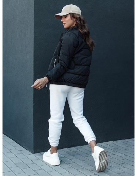 Dámská prošívaná bunda se stojáčkem SALECA černá