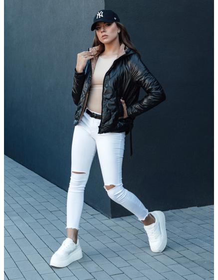 Női steppelt kabát MAXWELL fekete