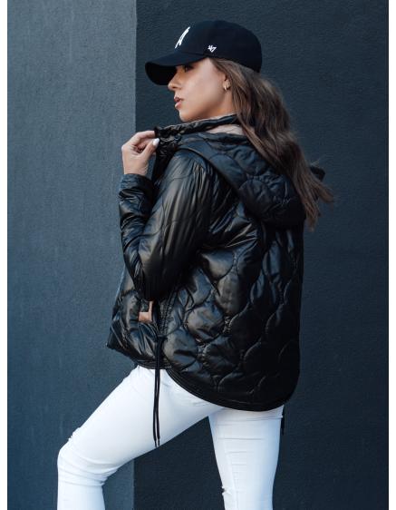 Női steppelt kabát MAXWELL fekete