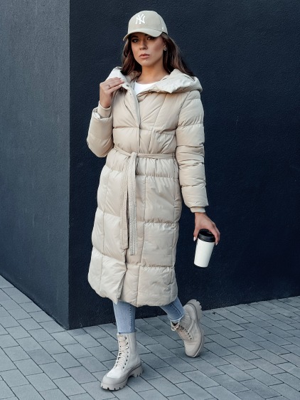 Női steppelt kabát CLOUTIQUE beige