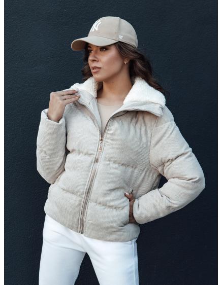 Női télikabát TRENDYGLAM beige