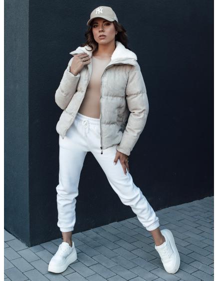 Női télikabát TRENDYGLAM beige