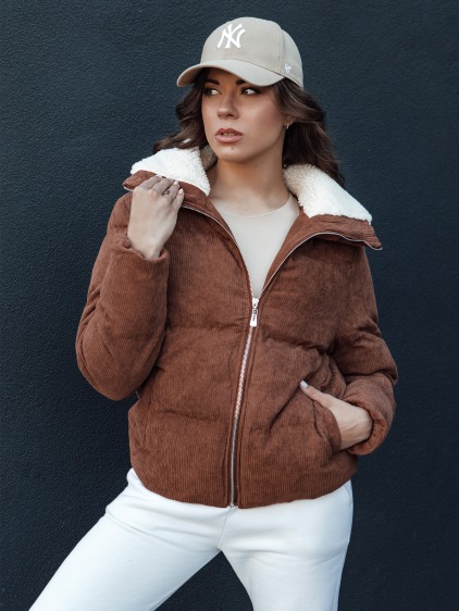 Dámska zimná bunda TRENDYGLAM hnedá