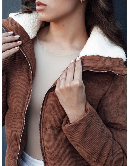 Női télikabát TRENDYGLAM barna