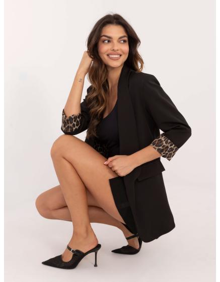 Dámské sako rozepínací černé