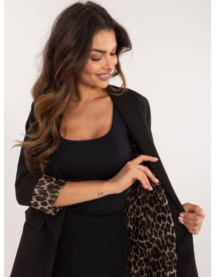 Dámské sako rozepínací černé