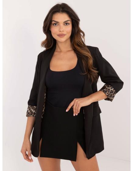 Dámské sako rozepínací černé