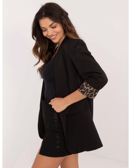 Dámské sako rozepínací černé