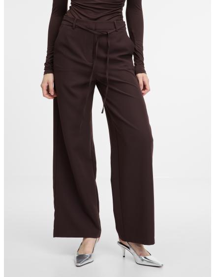 Hnedé dámske nohavice