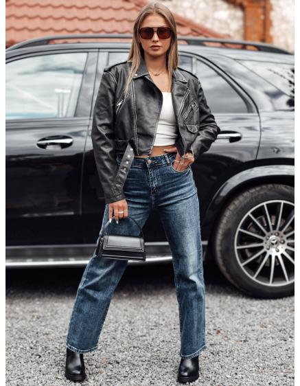 Női magas derekú farmer nadrág WESTCODE széles kék