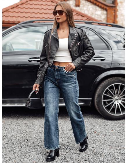 Női magas derekú farmer nadrág WESTCODE széles kék