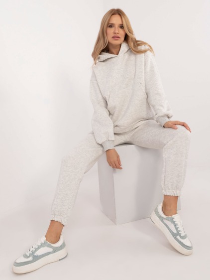Szürke női basic oversize szett