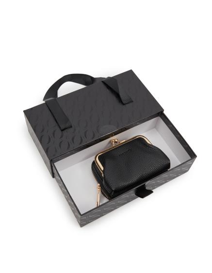 Čierna dámska peňaženka v darčekovej krabičke