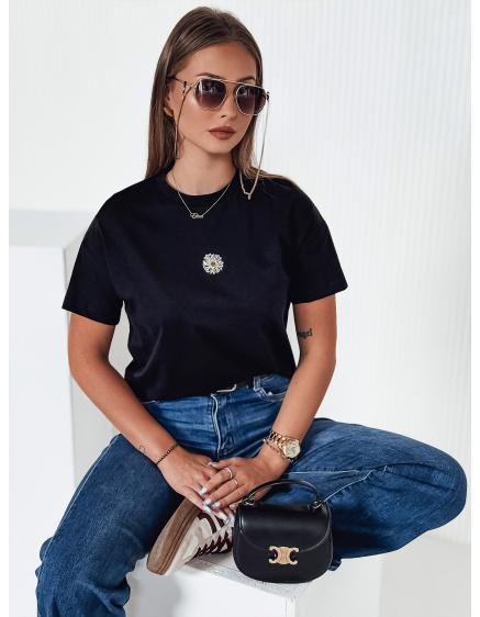 Női póló FLORTA fekete