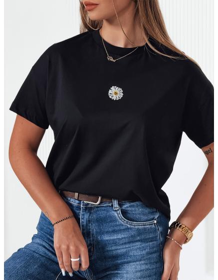 Női póló FLORTA fekete