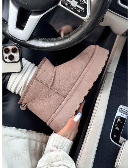 Dámské sněhule BRINETTO khaki