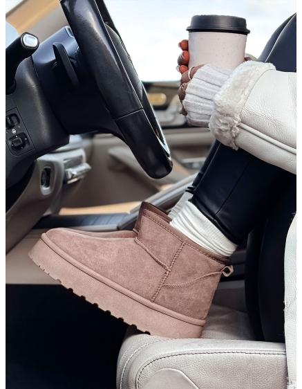 Dámské sněhule BRINETTO khaki