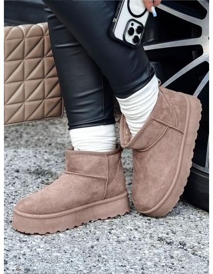 Dámské sněhule BRINETTO khaki