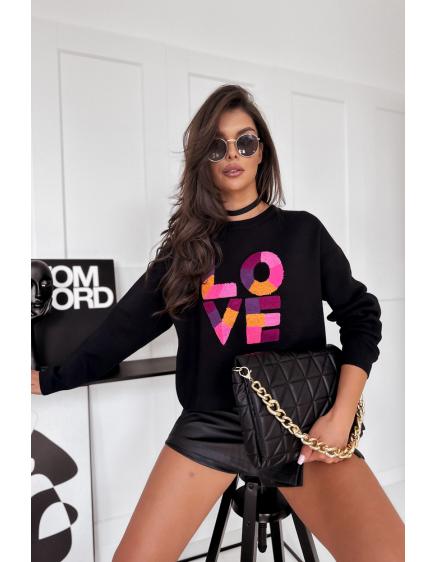 Dámský svetr oversize HARPER černý