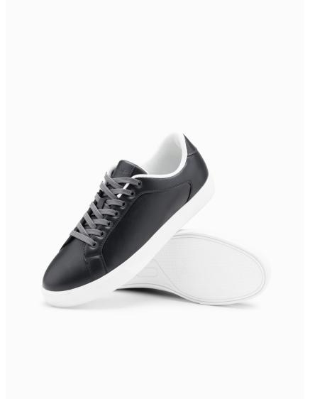 Klasszikus férfi tornacipő vastag talppal – grafit V4 OM-FOCS-0165