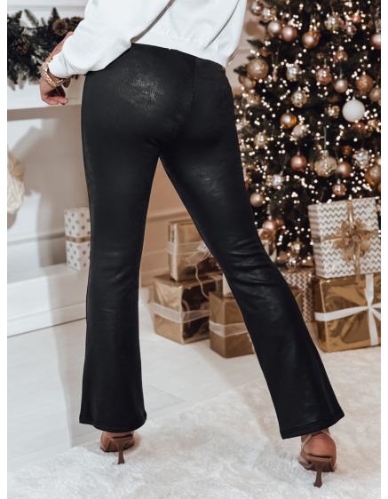 Dámske voskované nohavice MODPEX čierne