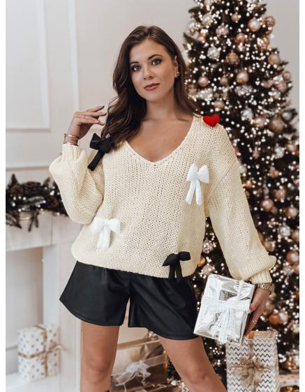 Dámský svetr one size PUREBOW béžový