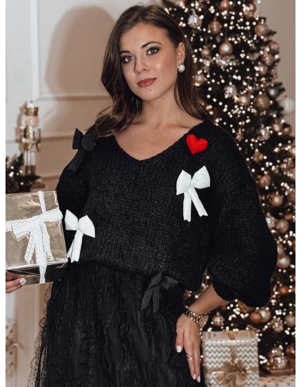 Dámský svetr one size PUREBOW černý