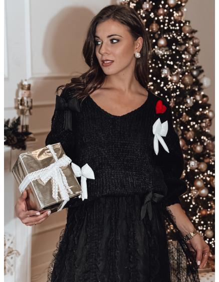 Dámský svetr one size PUREBOW černý