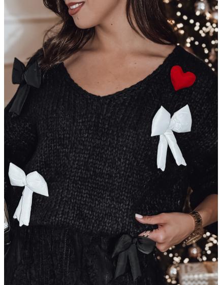 Dámský svetr one size PUREBOW černý