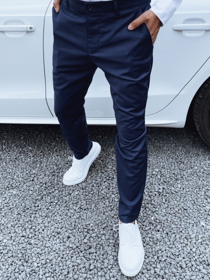 Férfi sötétkék chino