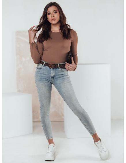 Női farmer nadrág CURVEON push up kék