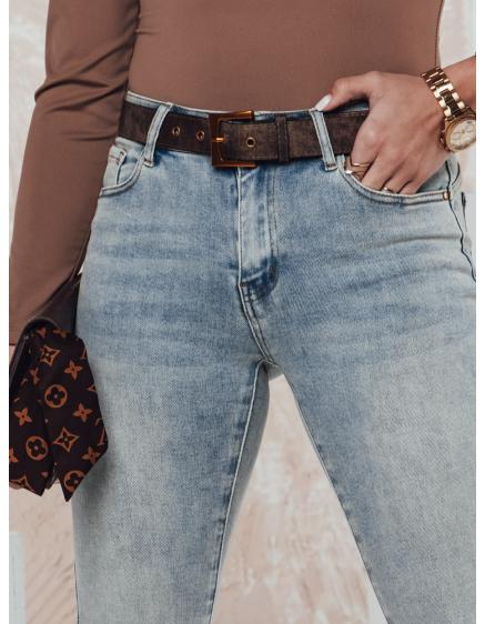 Női farmer nadrág CURVEON push up kék