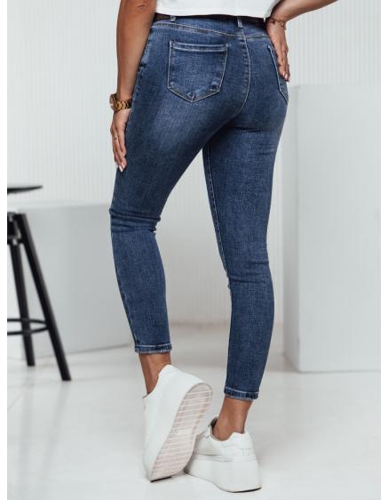 Dámské kalhoty BUTTONFIT skinny jeans kalhoty modré