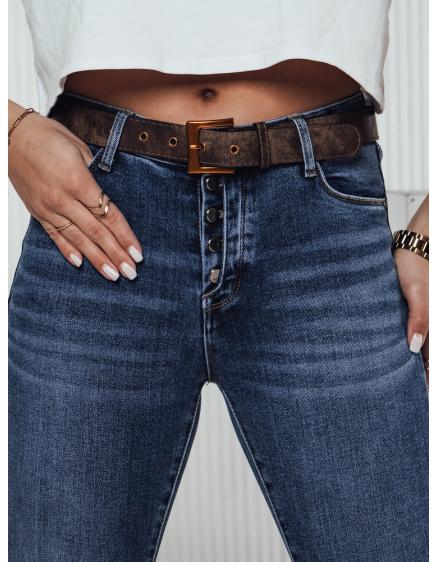 Dámské kalhoty BUTTONFIT skinny jeans kalhoty modré