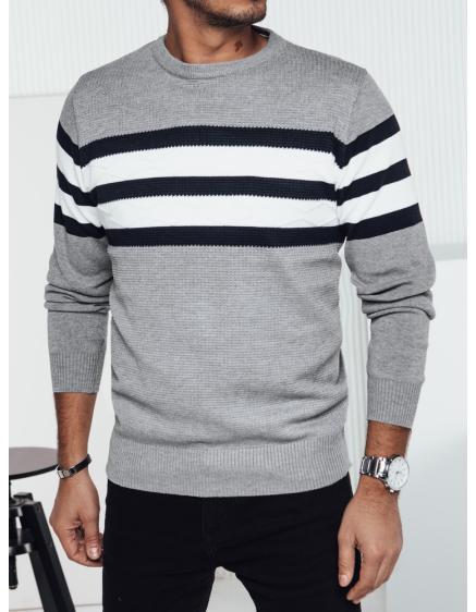 Férfi szürke pulóver